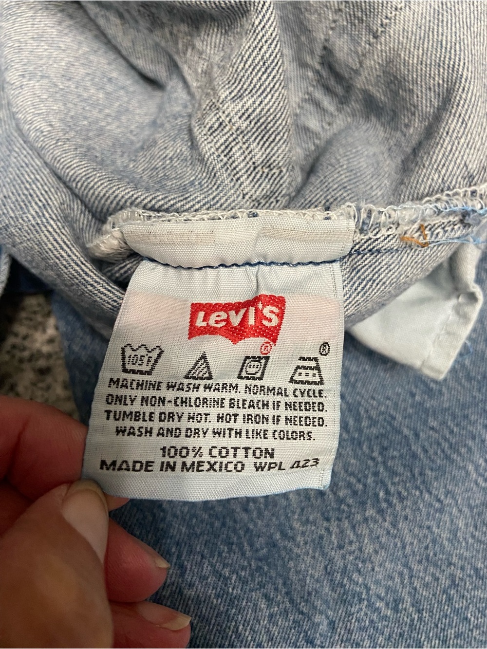 LEVI’S Mens 501 Original Fit 1990s Denim Straight Leg Button Fly Jeans W42 L30 - Picture 6 of 17